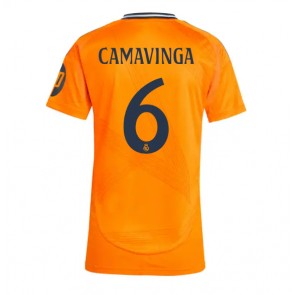 Real Madrid Eduardo Camavinga #6 Bortatröja Dam 2024-25 Kortärmad